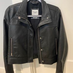 Abercrombie and Fitch Vegan Leather Jacket